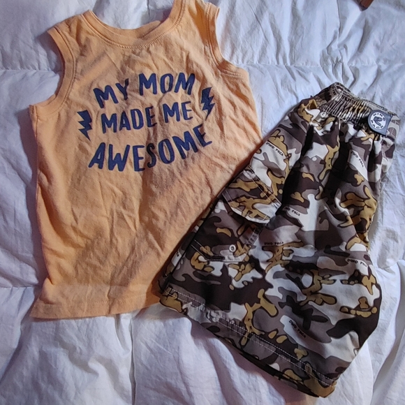 Boys sleeveless and shorts - Picture 3 of 3